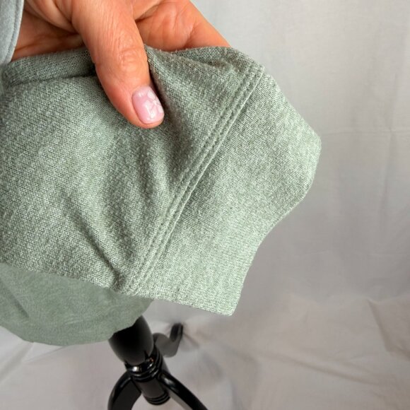 Athleta Women's Long Sleeve Oversized Top | Heather Light Green | Medium - Picture 6 of 9